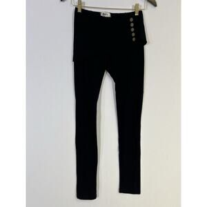 Nightcap Vintage Y2K Fold Over Leggings Buttons‎ Sz 1 Made In USA